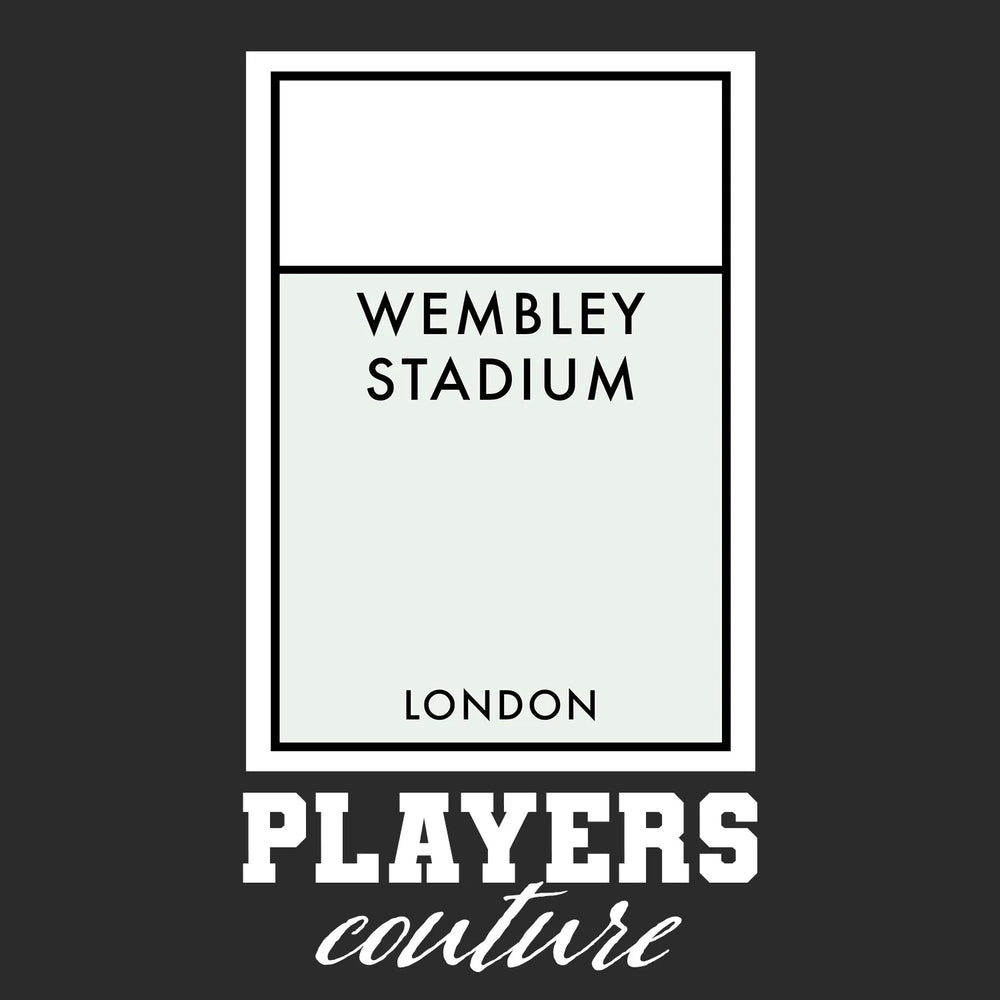 England Wembley Monopoly Card Players Couture Mens T-Shirt - White / S | England, Football, Men's, Monopoly Card Collection, T-Shirts, Volume 2