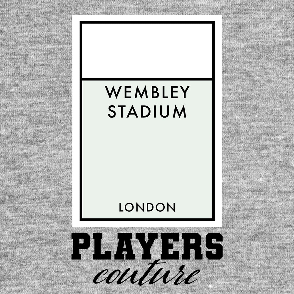 England Wembley Monopoly Card Players Couture Mens T-Shirt - White / S | England, Football, Men's, Monopoly Card Collection, T-Shirts, Volume 2