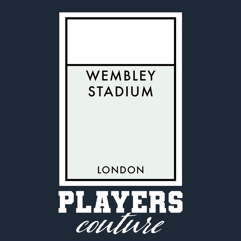England Wembley Monopoly Card Players Couture Mens T-Shirt - White / S | England, Football, Men's, Monopoly Card Collection, T-Shirts, Volume 2