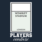 England hoodie – navy men's hoodie with white England letters and Players Couture logo on the chest