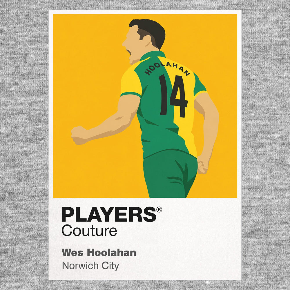 Wes Hoolahan Norwich City Men's Hoodie - Grey