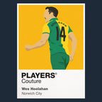 Wes Hoolahan Norwich City Men's Hoodie - Navy