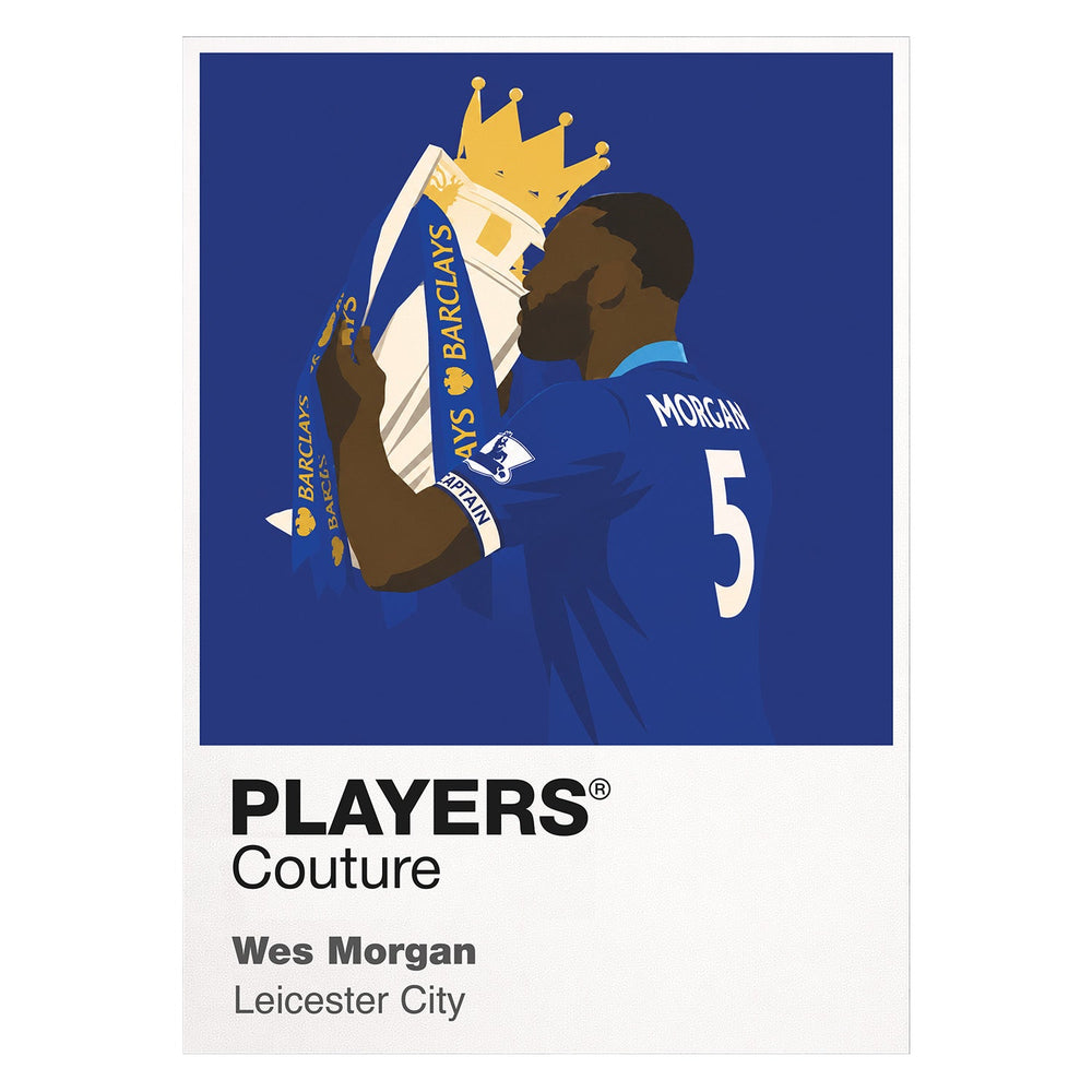 Wes Morgan Leicester City Men's T-Shirt - White
