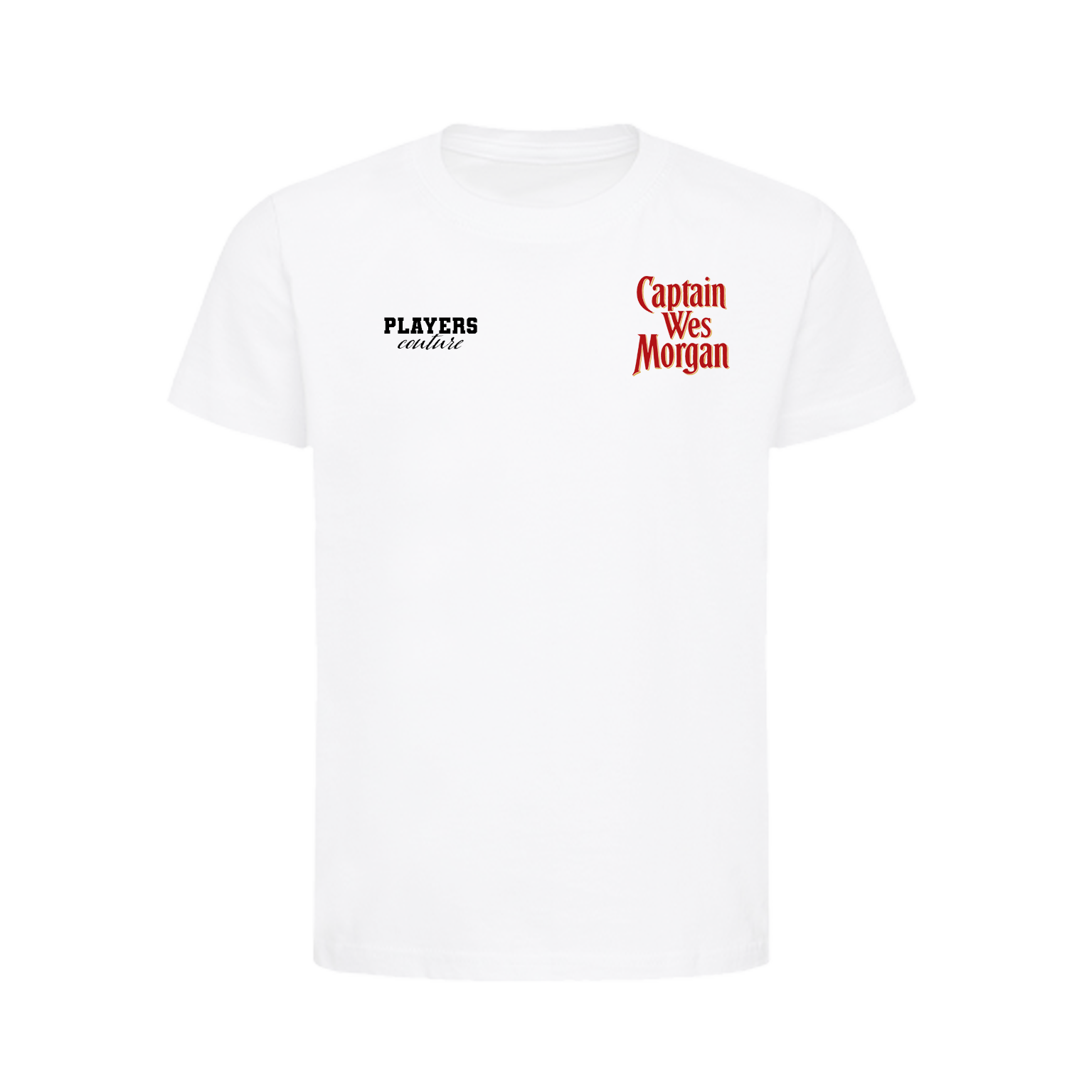 Wes Morgan Logo Players Couture Kids T-Shirt White