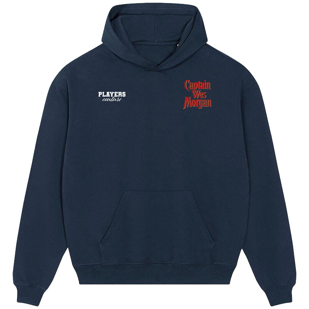 Wes Morgan Logo Players Couture Men's Casual Hoodie Navy