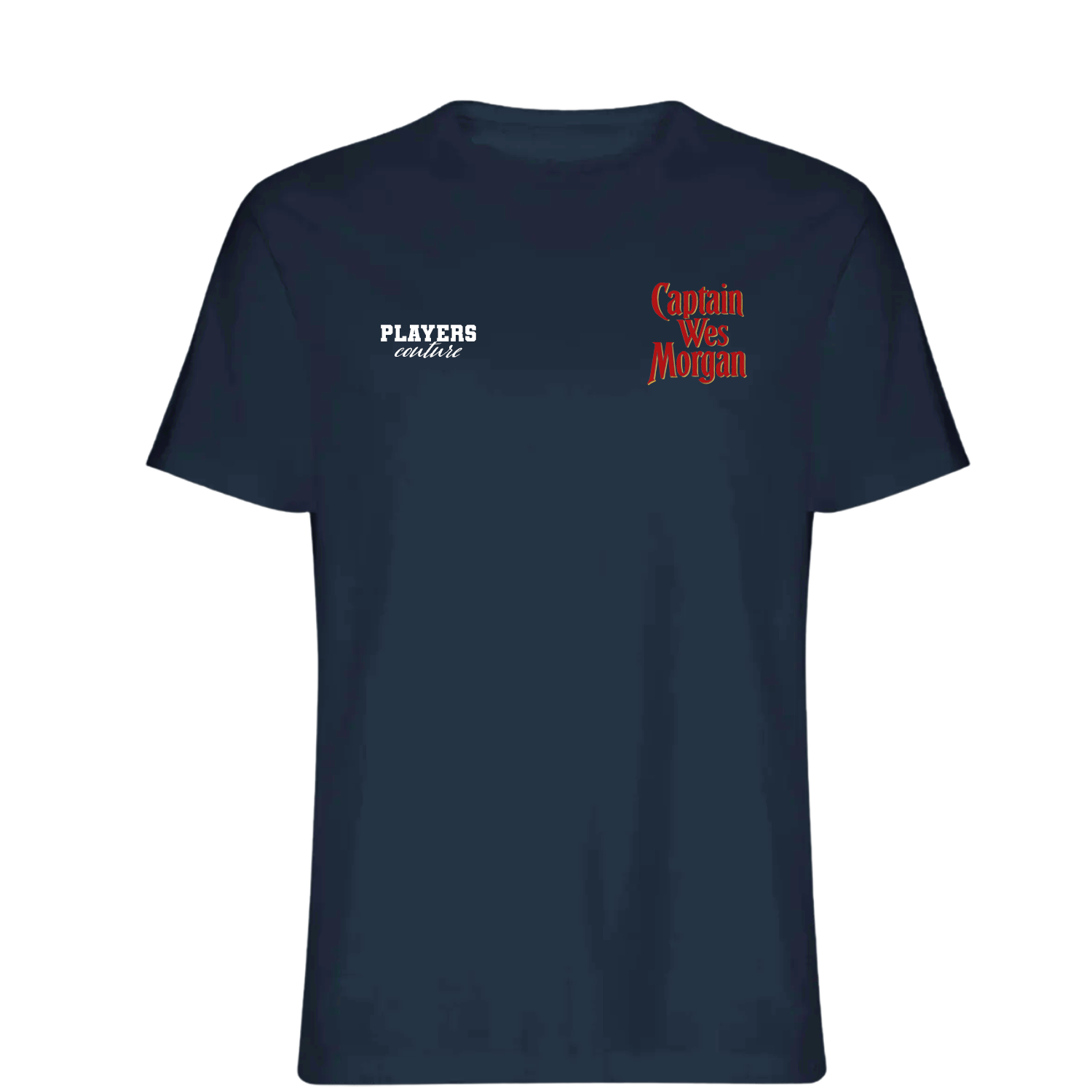 Wes Morgan Logo Players Couture Mens T-Shirt Navy