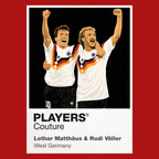 West Germany 1990 Players Couture Frame Red