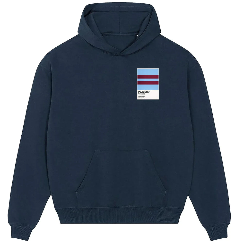 West Ham United Away hoodie – navy men's hoodie featuring the West Ham United Away Players Couture logo