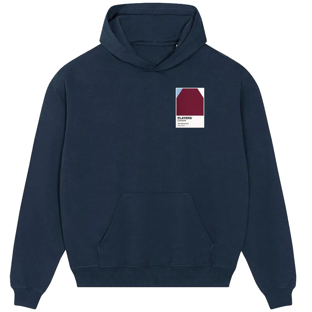 West Ham United hoodie – navy men's hoodie featuring the West Ham United Players Couture logo