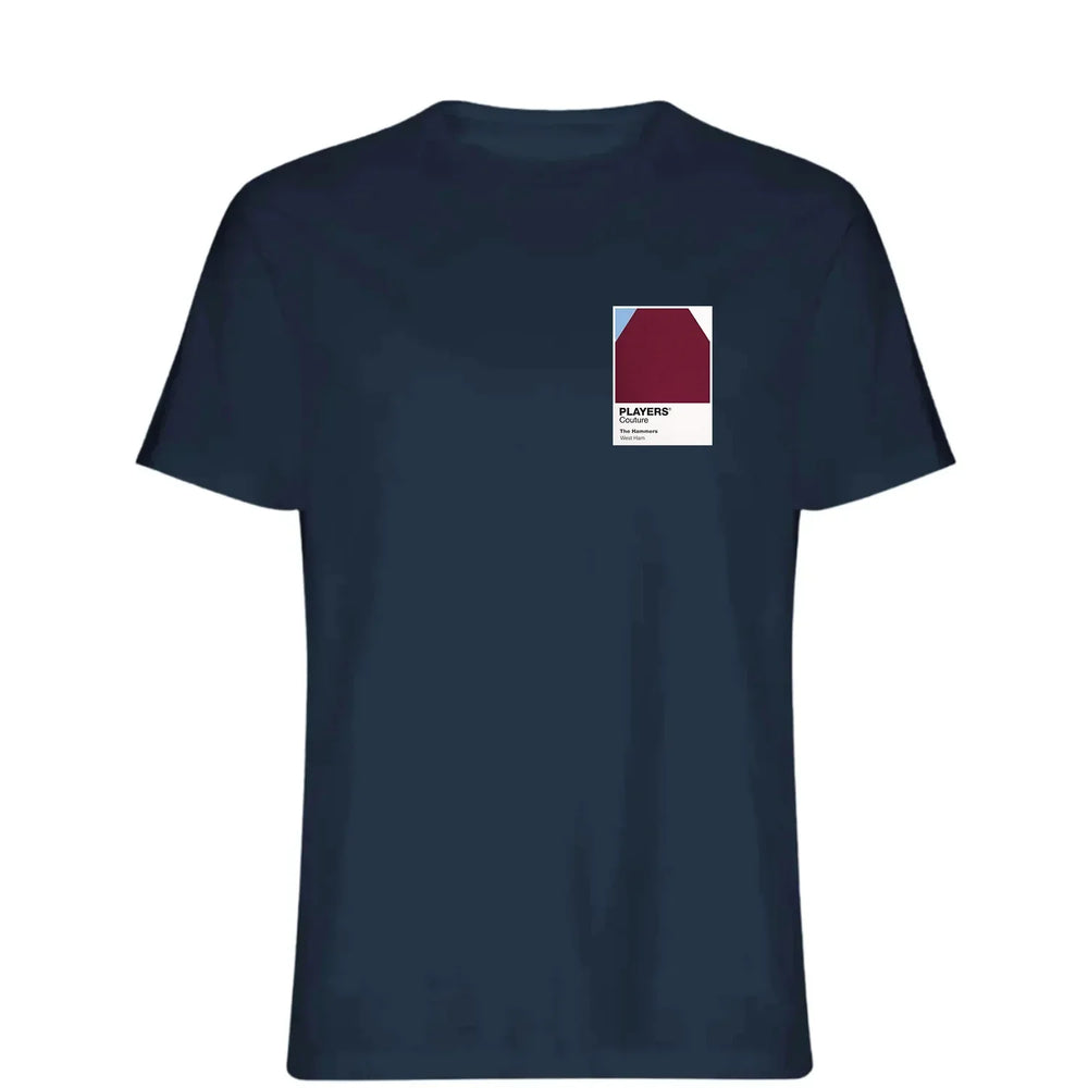 West Ham United t-shirt – navy men's t-shirt featuring the West Ham United Players Couture logo