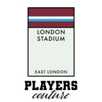 West Ham United New Monopoly Card hoodie – white men's hoodie with black West Ham United New Monopoly Card letters and
