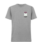 West Ham United Monopoly Card t-shirt – close-up of white West Ham United Monopoly Card lettering and Players Couture logo