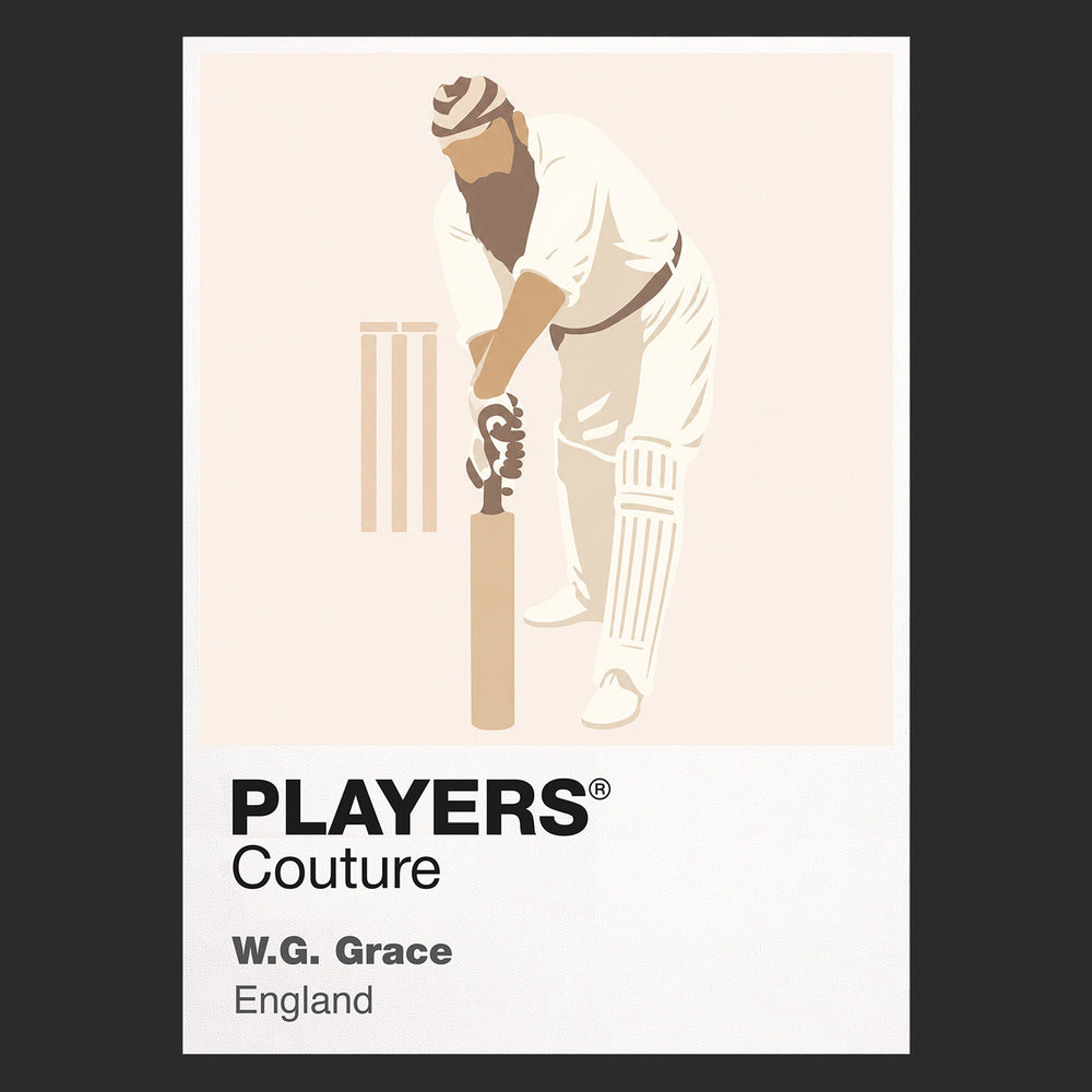 W.G. Grace Cricket Icon Frame Men's Hoodie