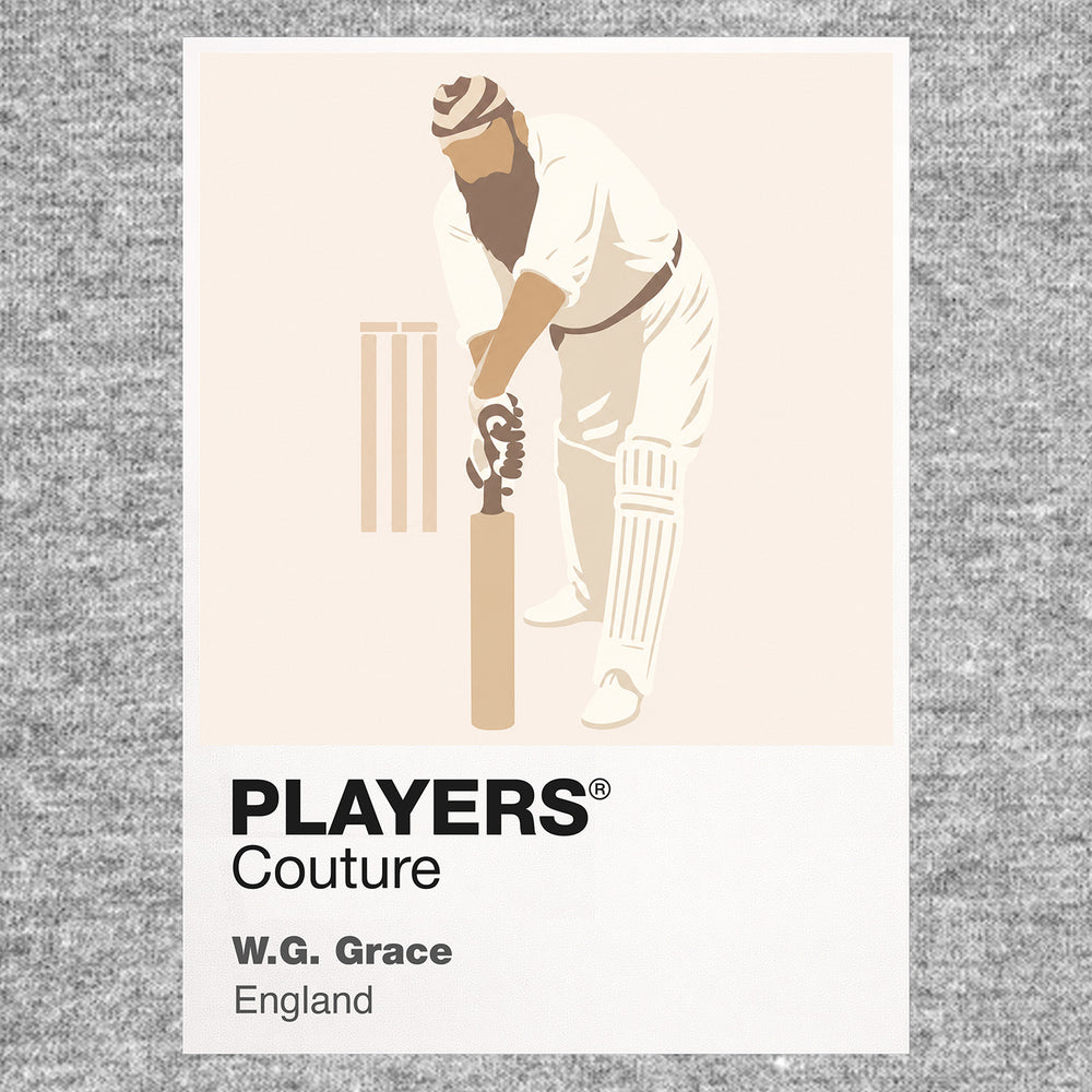 W.G. Grace Cricket Icon Frame Men's Hoodie