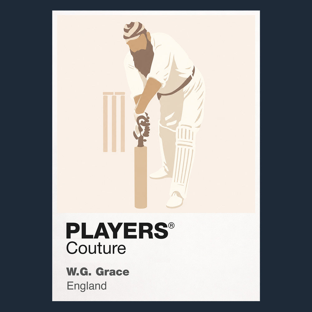 W.G. Grace Cricket Icon Frame Men's Hoodie
