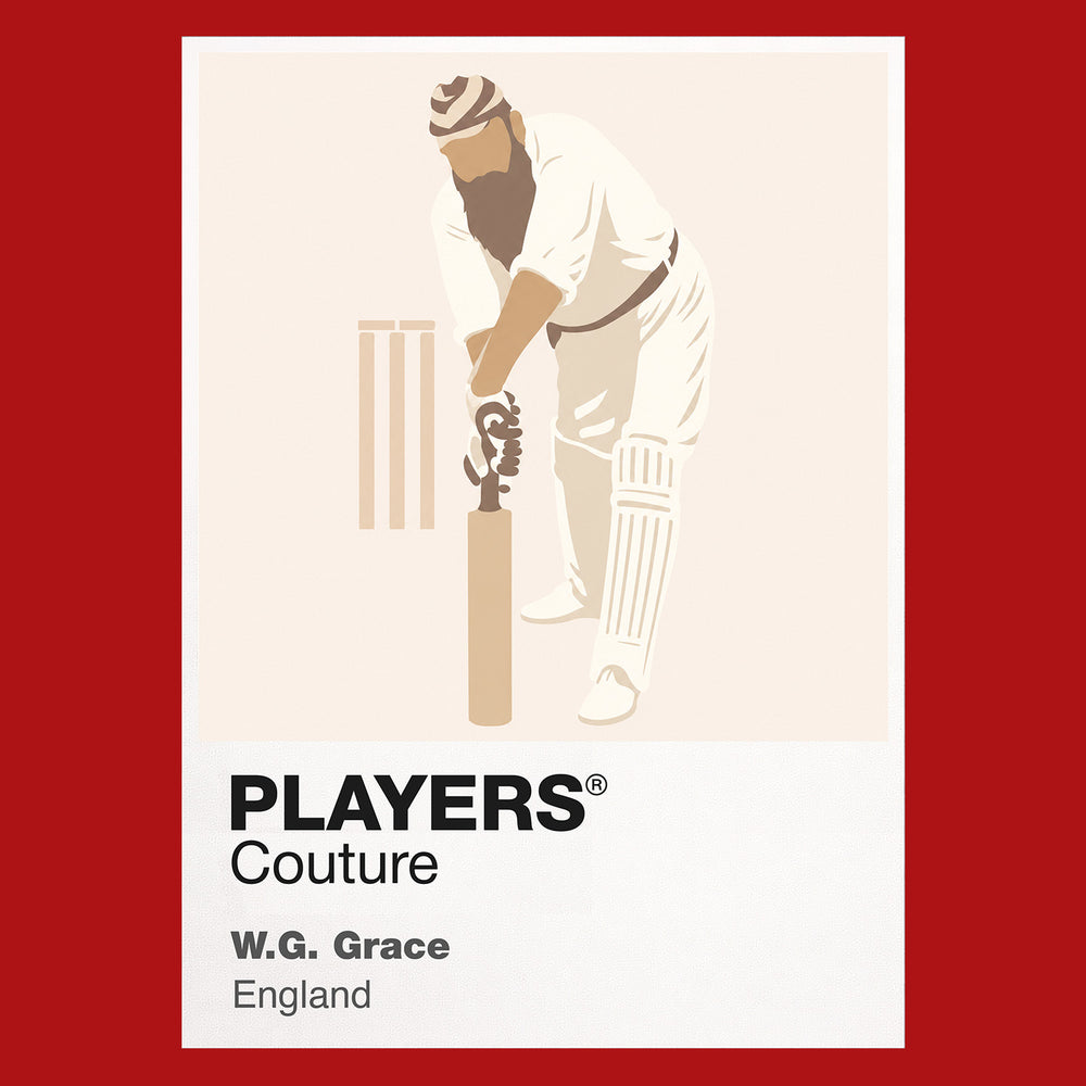 W.G. Grace Cricket Icon Frame Men's Hoodie