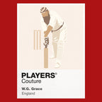 W.G. Grace Cricket Icon Frame Men's Hoodie