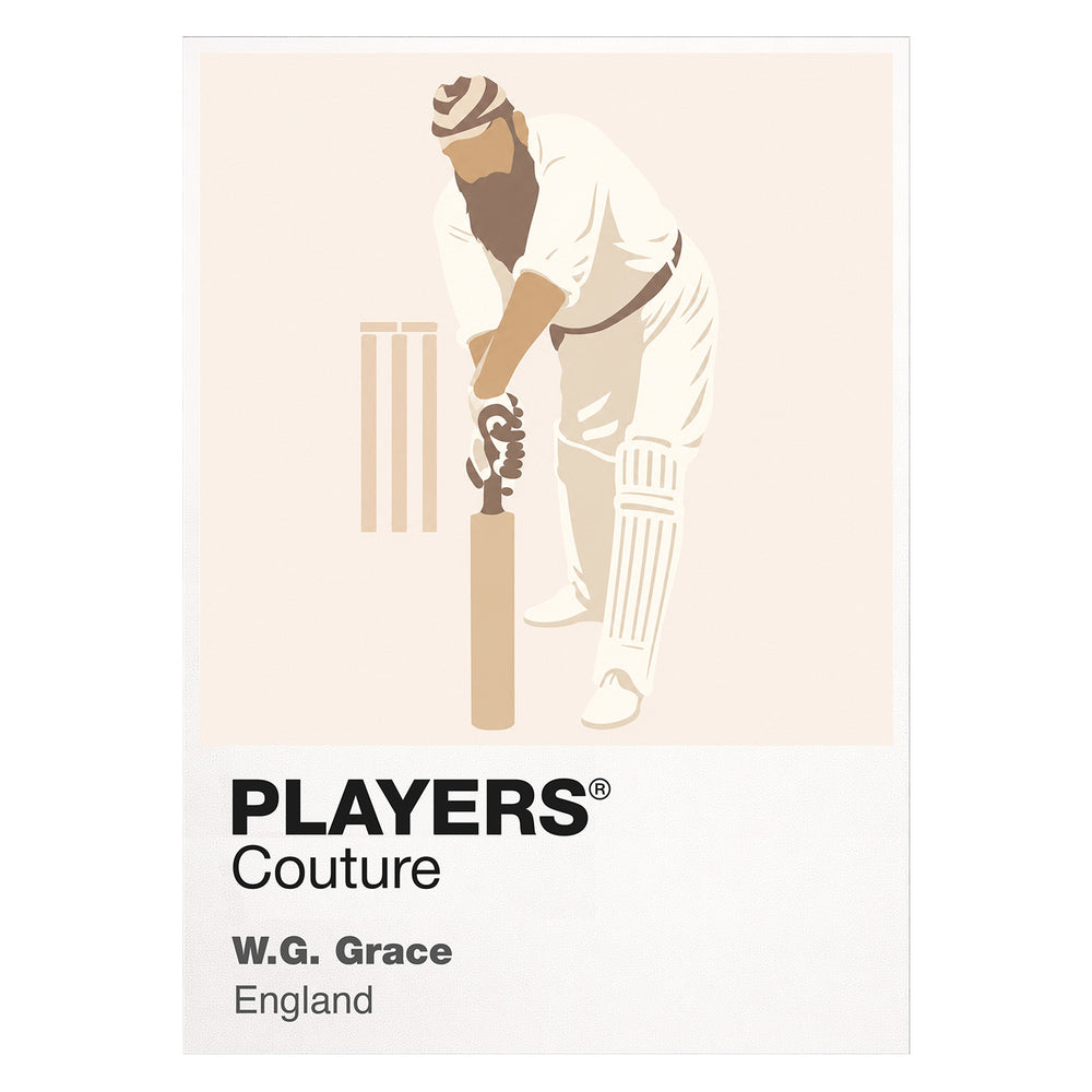 W.G. Grace Cricket Icon Frame Men's Hoodie