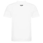 Essentials Collection hoodie – white men's hoodie with black Essentials Collection letters and Players Couture logo on the