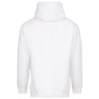 Essentials Collection hoodie – white men's hoodie with black Essentials Collection letters and Players Couture logo on the
