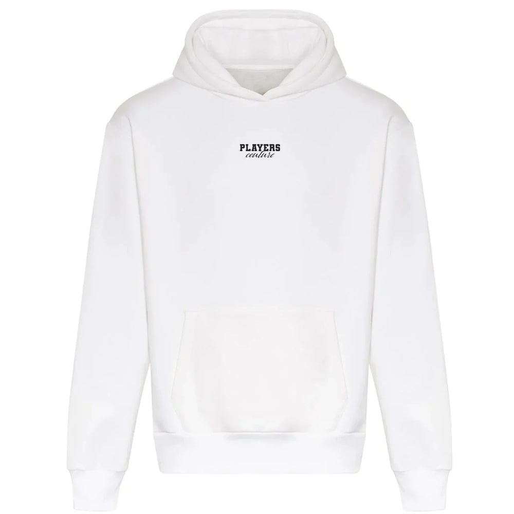 Essentials Collection Players Couture Men's Premium Heavyweight White Hoodie - White / XS | Basics, Essentials Collection, Hoodies, Men's