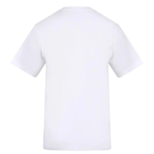 Essentials Collection t-shirt – white men's t-shirt with black Essentials Collection letters and Players Couture logo on the
