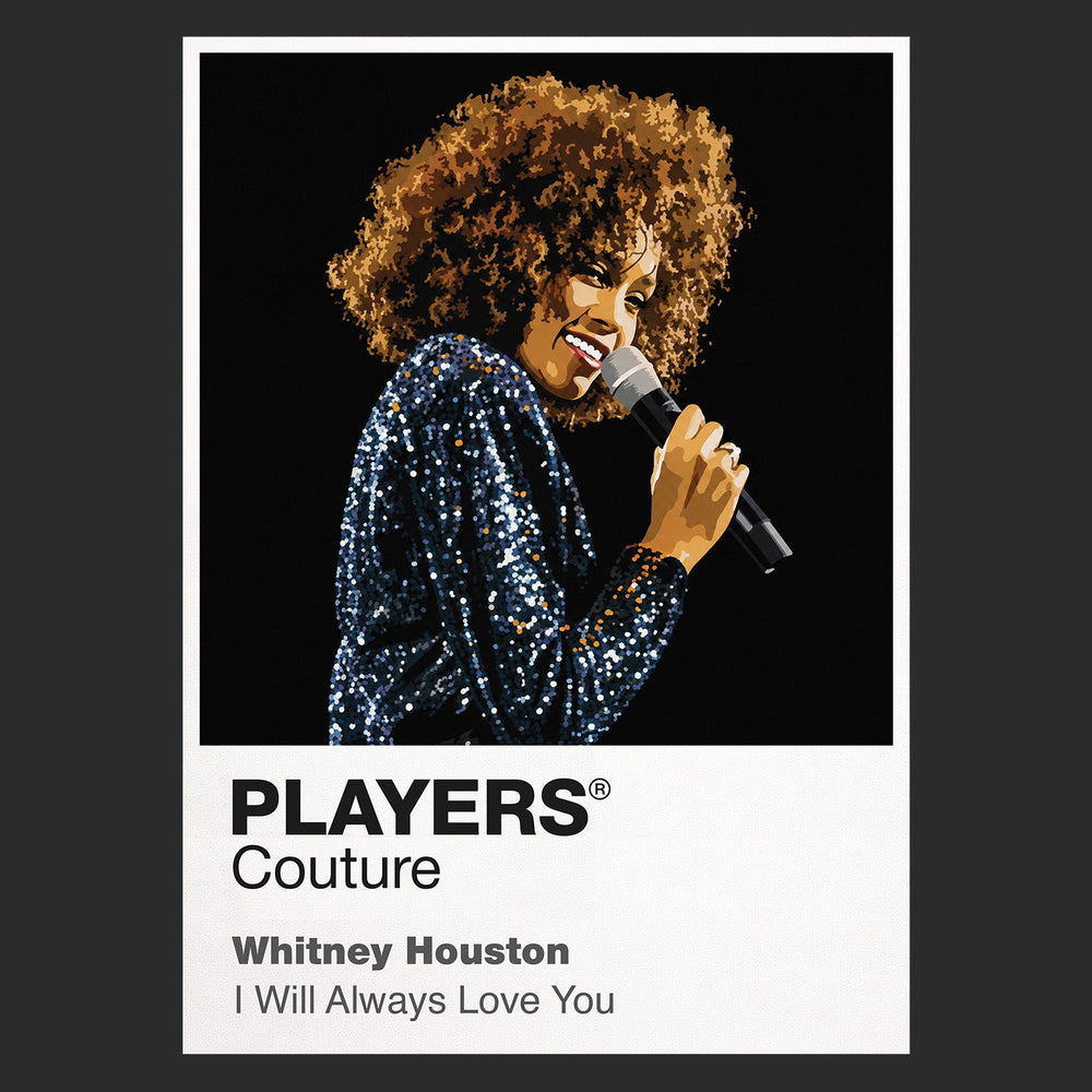 Whitney Houston Men's Hoodie - Black