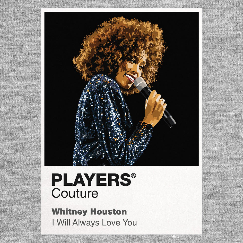 Whitney Houston Men's Hoodie - Grey