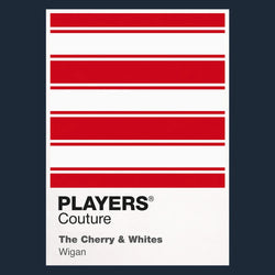 Wigan Warriors Classic Rugby League Shirt Colours Frame - Icon Design