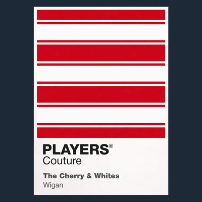 Wigan Warriors Classic Rugby League Shirt Colours Frame - Icon Design