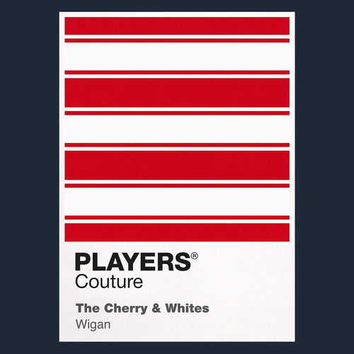 Wigan Warriors Classic Rugby League Shirt Colours Frame - Icon Design