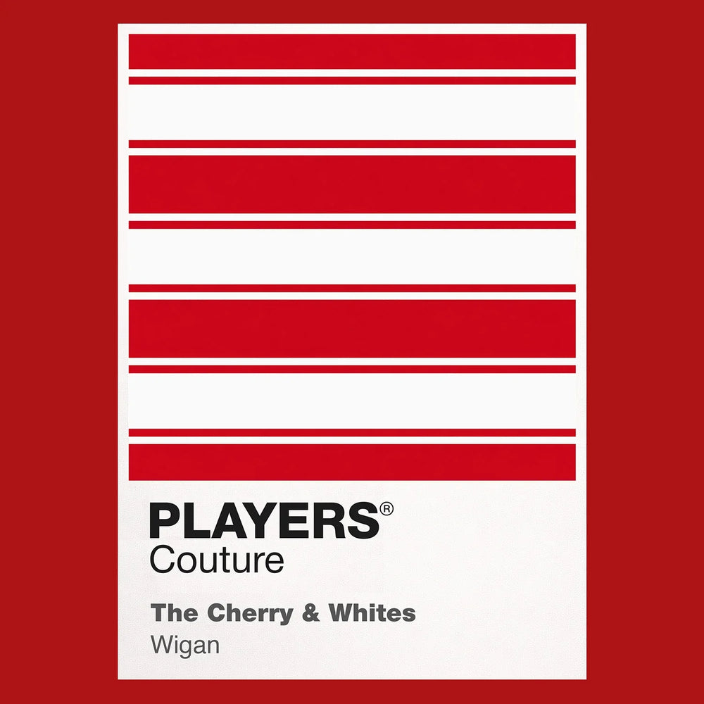 Wigan Warriors Classic Rugby League Shirt Colours Frame Men's Hoodie