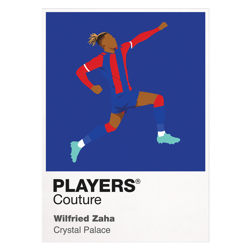 Wilfried Zaha Crystal Palace Icon Frame — White