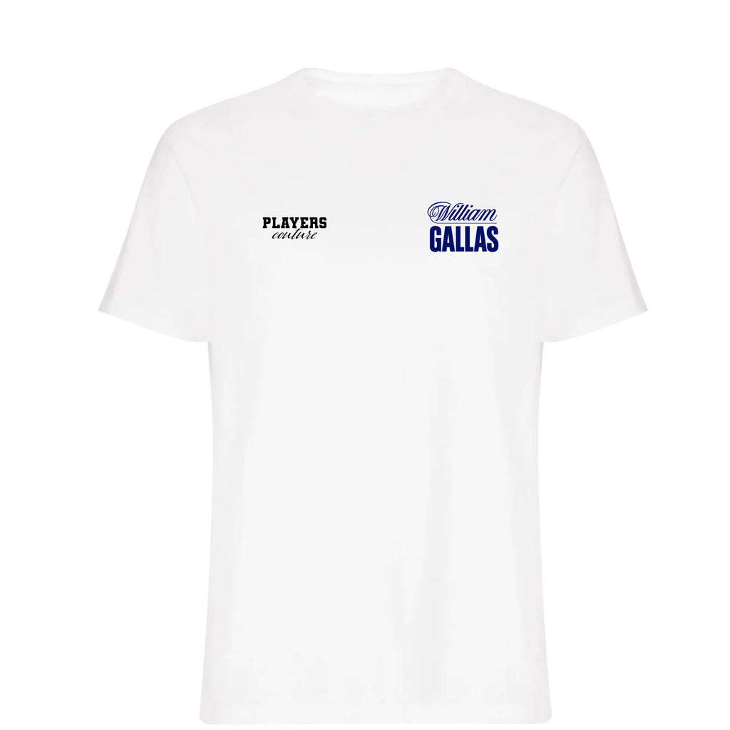 William Gallas Logo Players Couture Men's T-Shirt White
