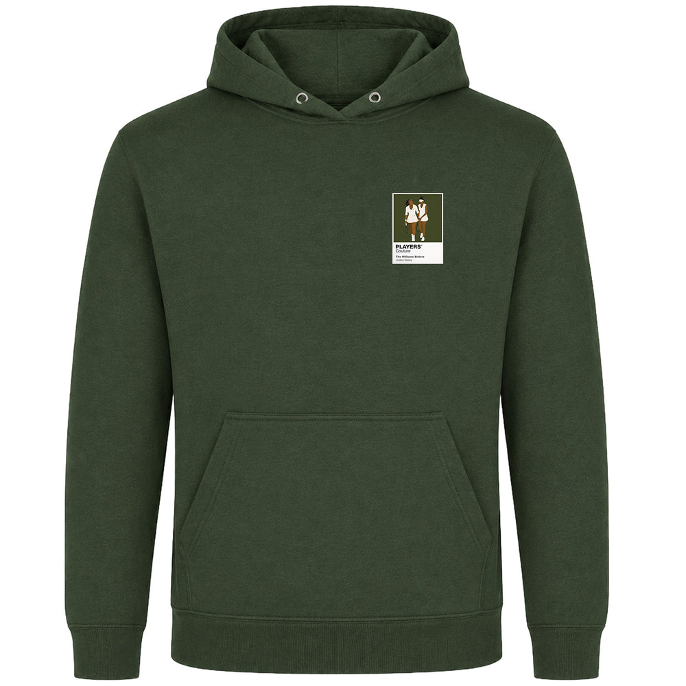 Williams Sisters Tennis Icon Frame Men's Hoodie