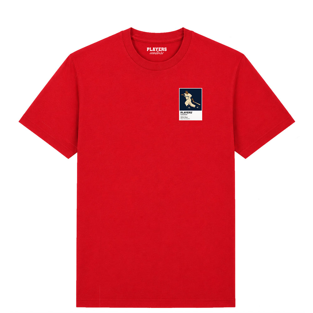 Willie Mays Giants Baseball Icon Frame Men's T-Shirt