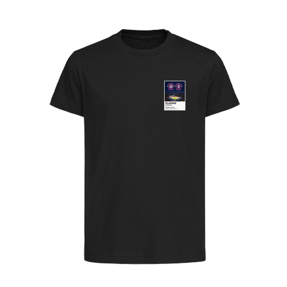 Wright and Bright Crystal Palace Icons in Lights Frame Kids T-Shirt in Black