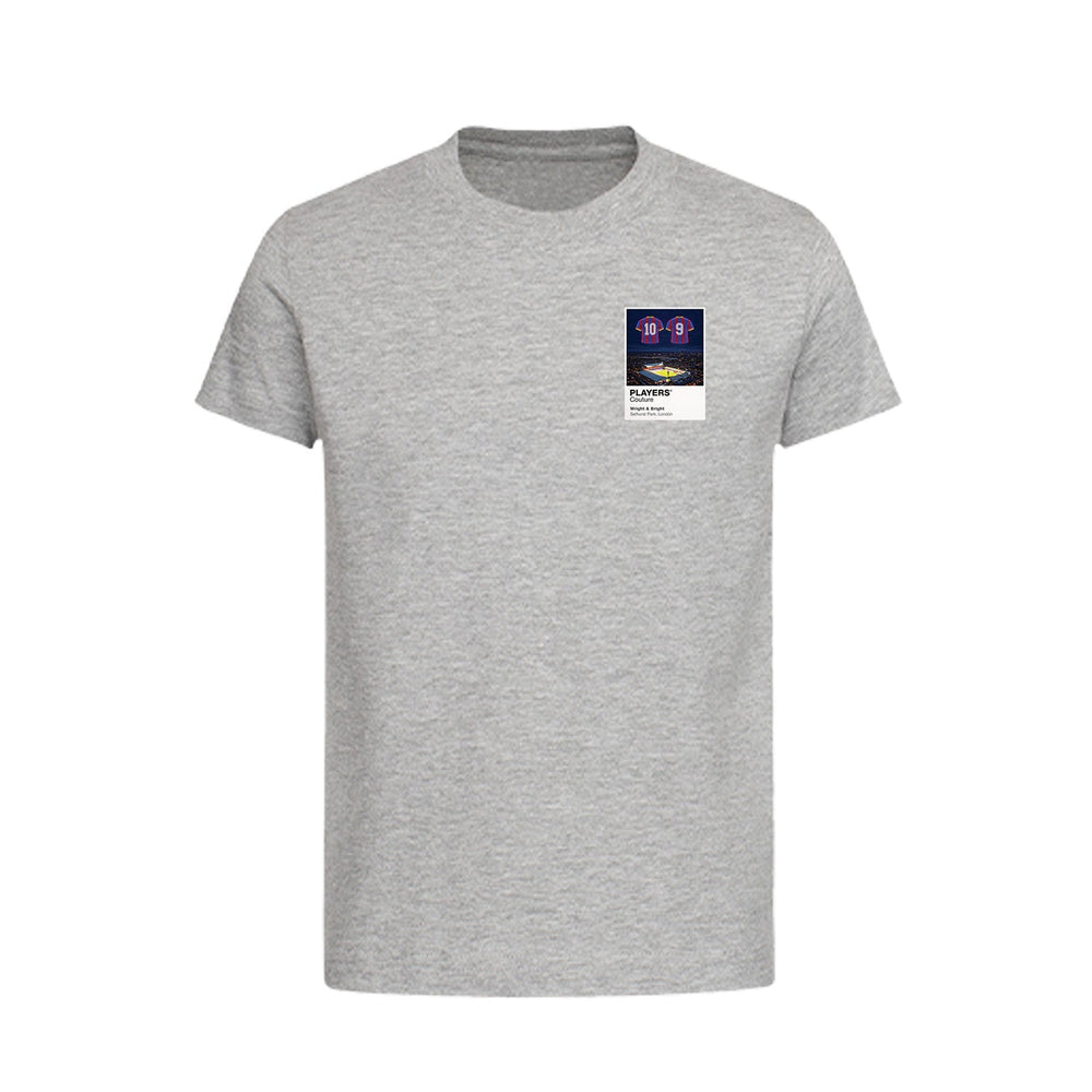 Wright and Bright Crystal Palace Icons in Lights Frame Kids T-Shirt in Gray