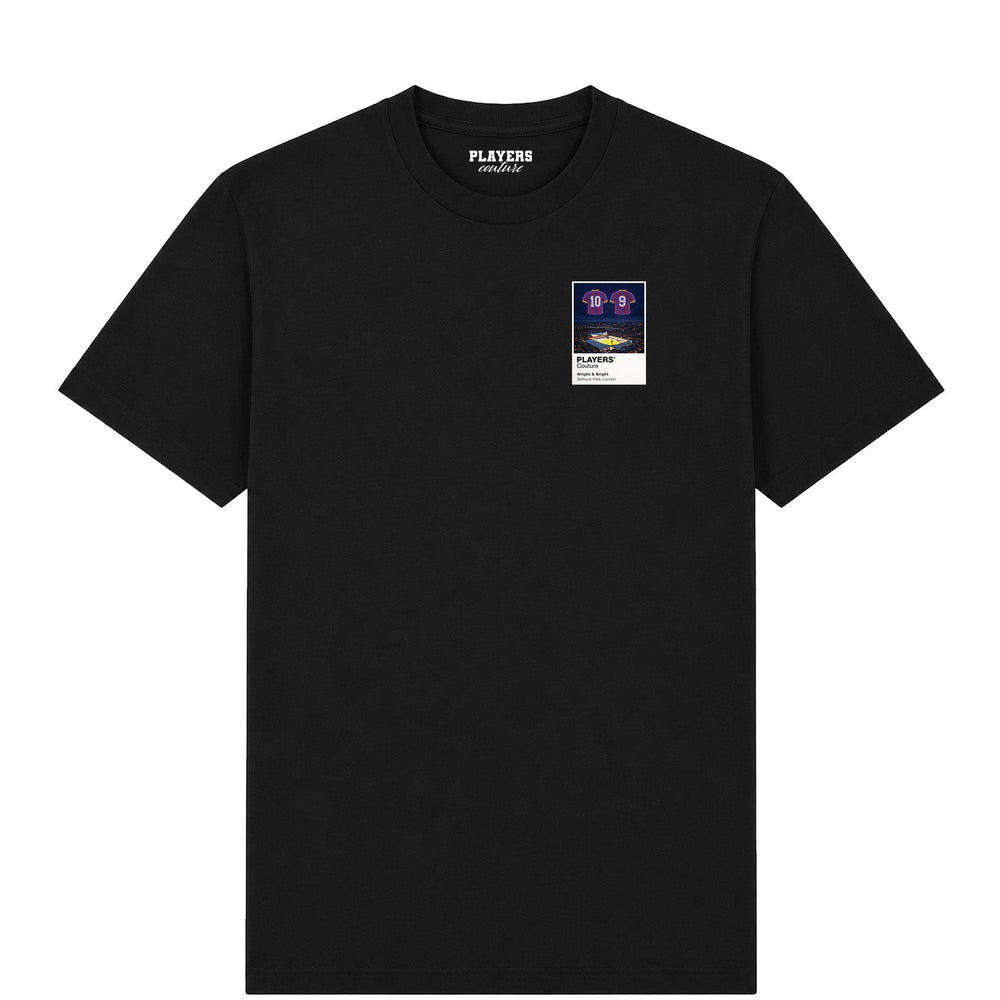 Wright and Bright Crystal Palace Icons in Lights Frame Men's T-Shirt in Black