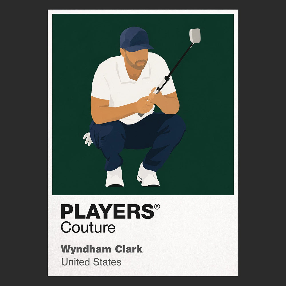Wyndham Clark Golf Icon Frame badge design - Black