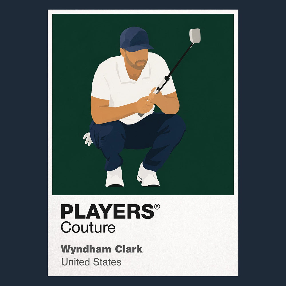 Wyndham Clark Golf Icon Frame badge design - Navy