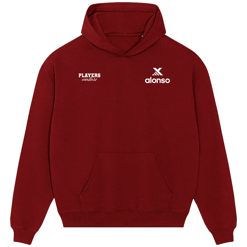Xabi Alonso Logo Players Couture Men's Casual Hoodie Red