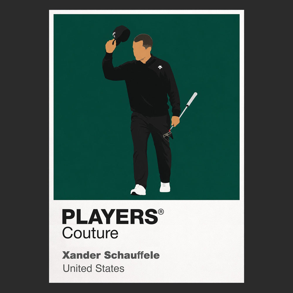 Xander Schauffele Golf Icon Frame Men's Polo Shirt