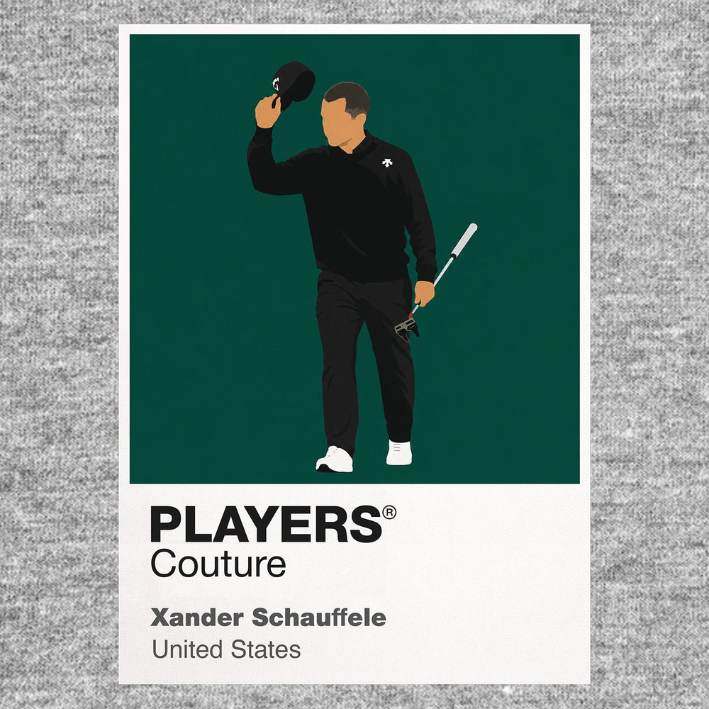 Xander Schauffele Golf Icon Frame Men's Polo Shirt
