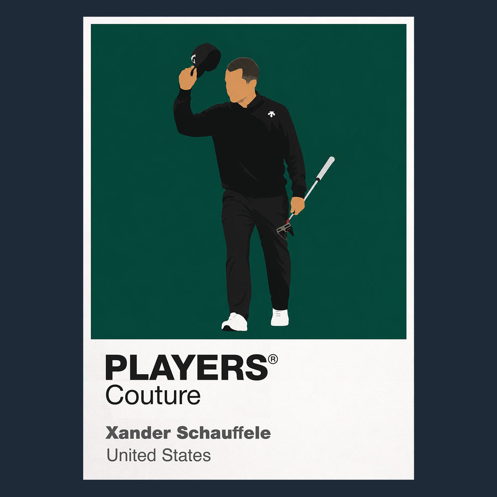Xander Schauffele Golf Icon Frame Men's Hoodie