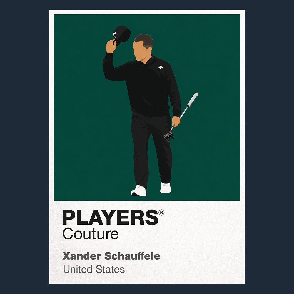 Xander Schauffele Golf Icon Frame Men's Polo Shirt