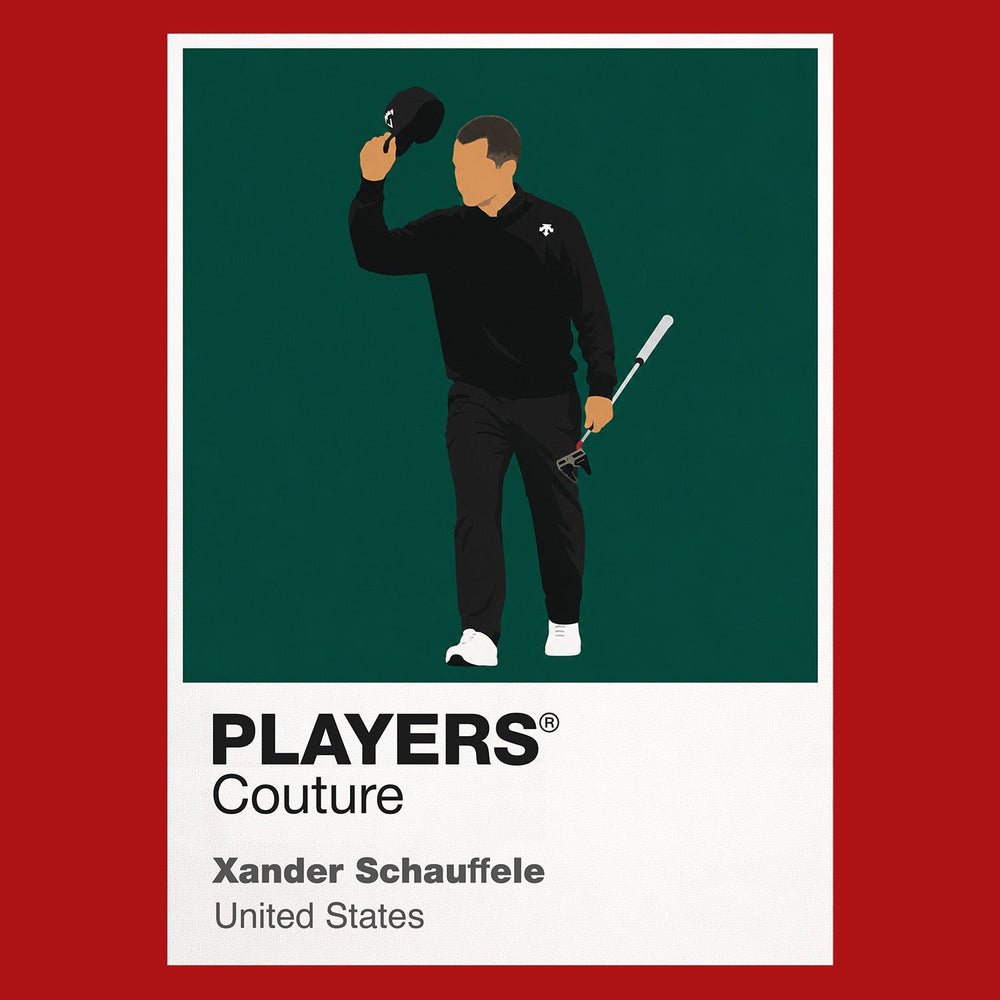 Xander Schauffele Golf Icon Frame Men's Polo Shirt