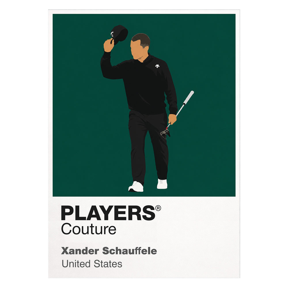 Xander Schauffele Golf Icon Frame Men's Hoodie