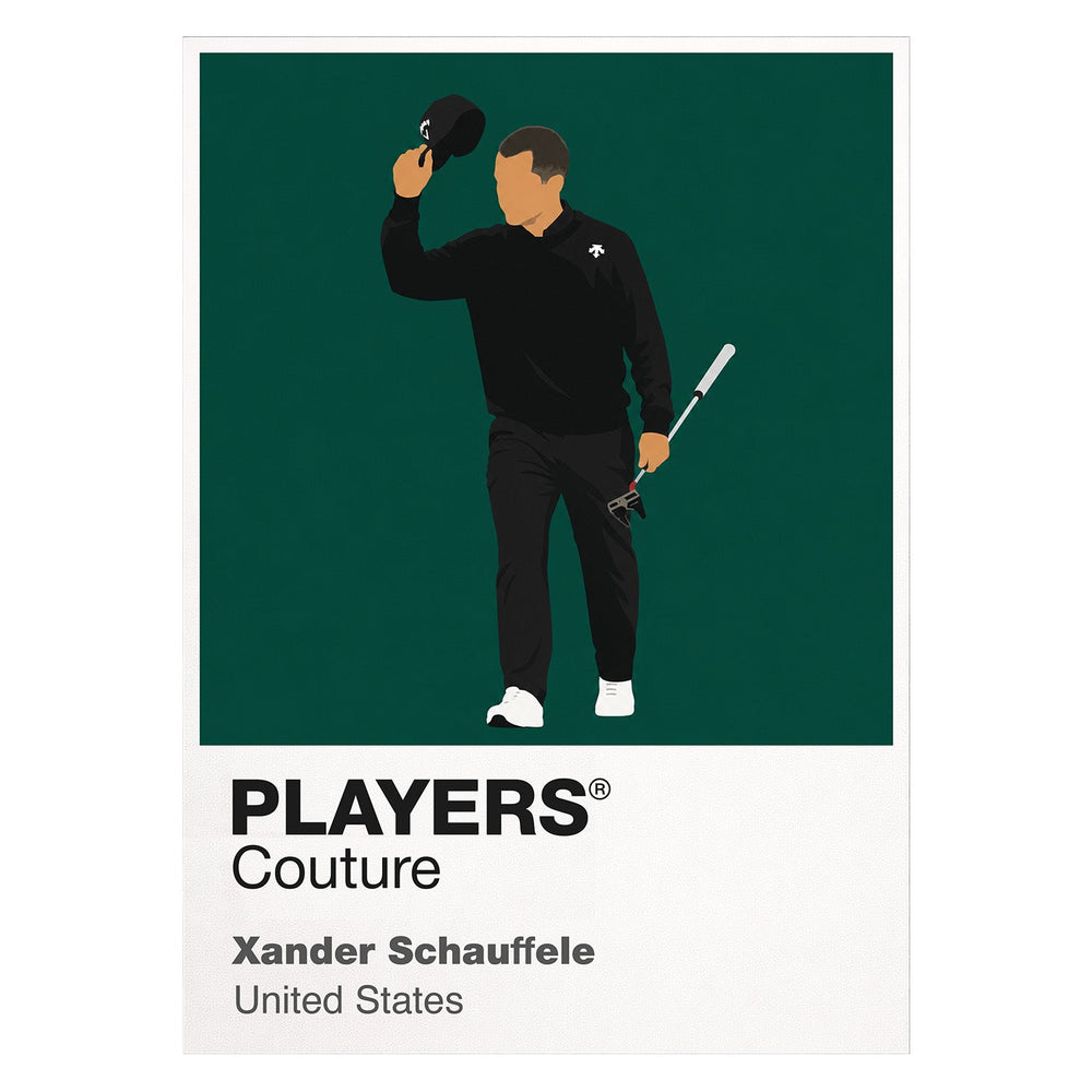Xander Schauffele Golf Icon Frame Men's Polo Shirt