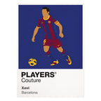 Xavi Barcelona Icon Frame — White